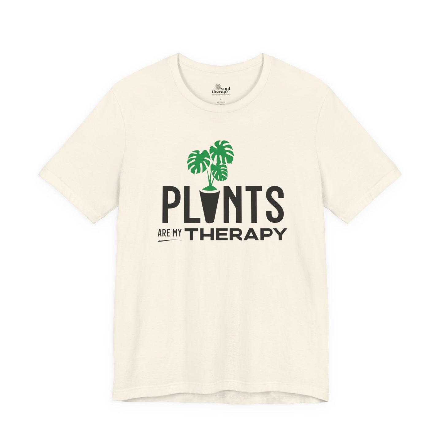 Plants Are My Therapy Tee (light)