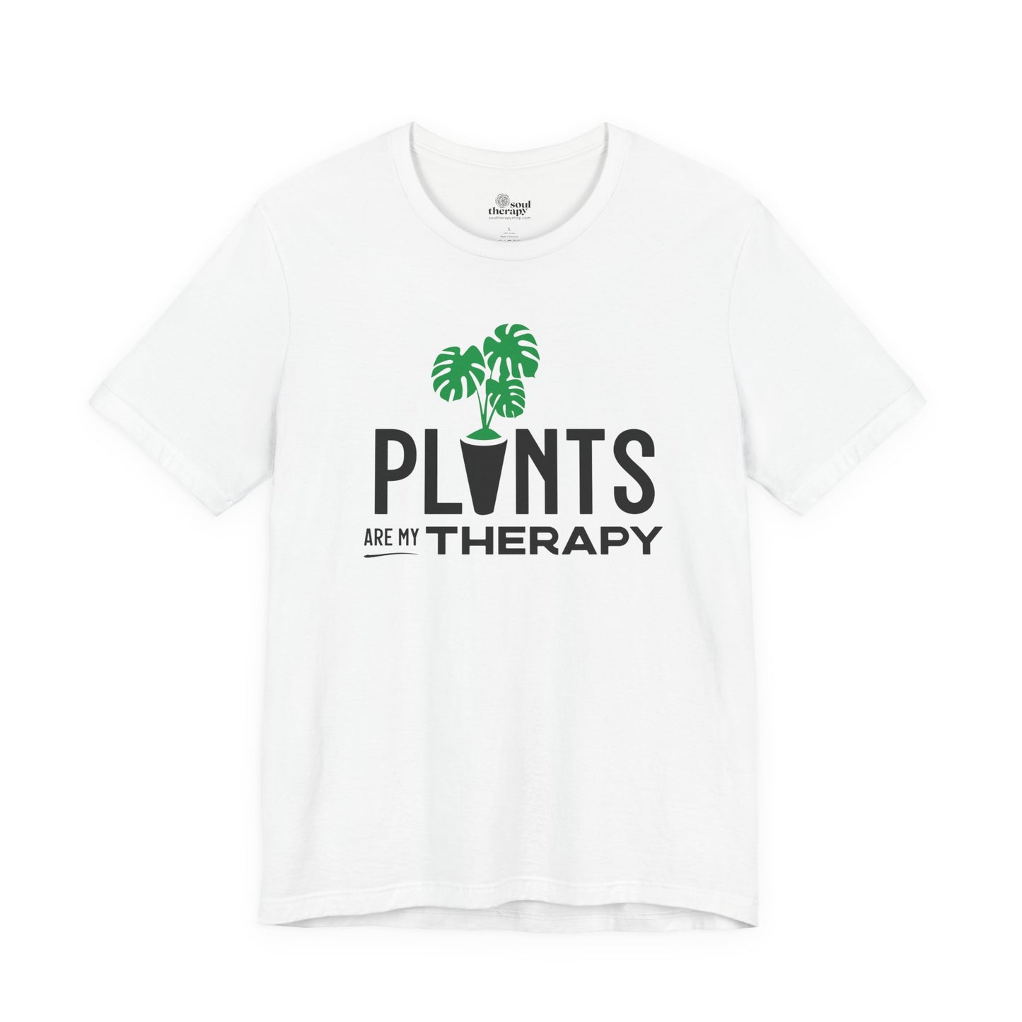 Plants Are My Therapy Tee (light)