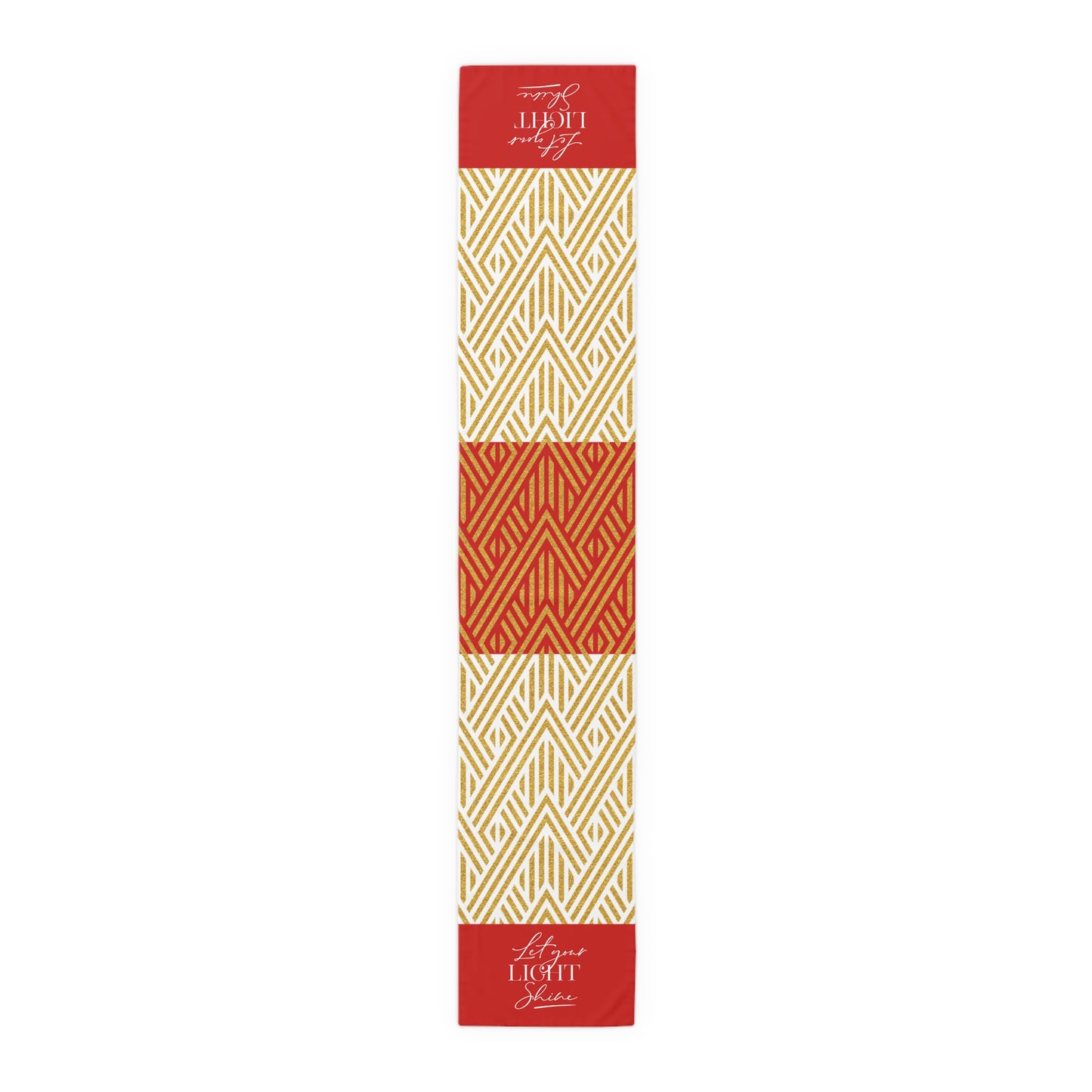 Ashanti "Let Your Light Shine" Tablerunner (red)