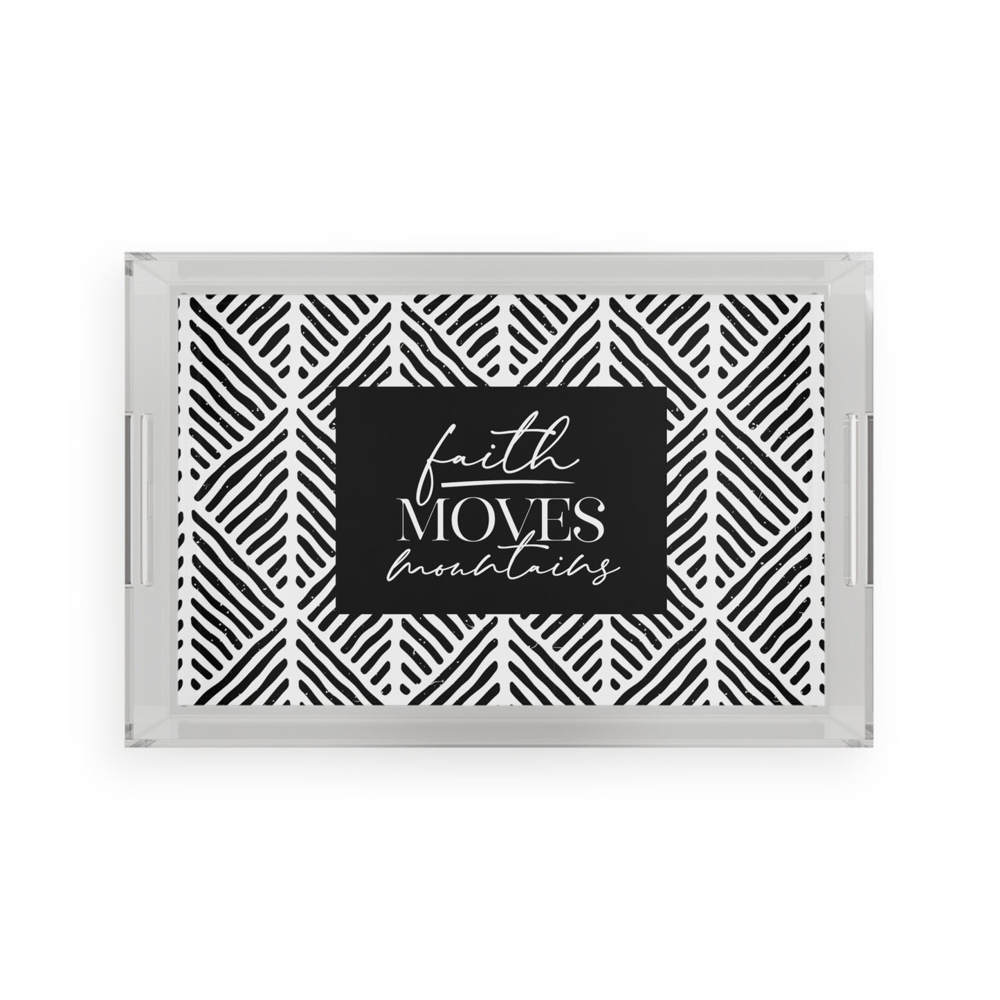 Koya "Faith Moves Mountains" Serving Tray