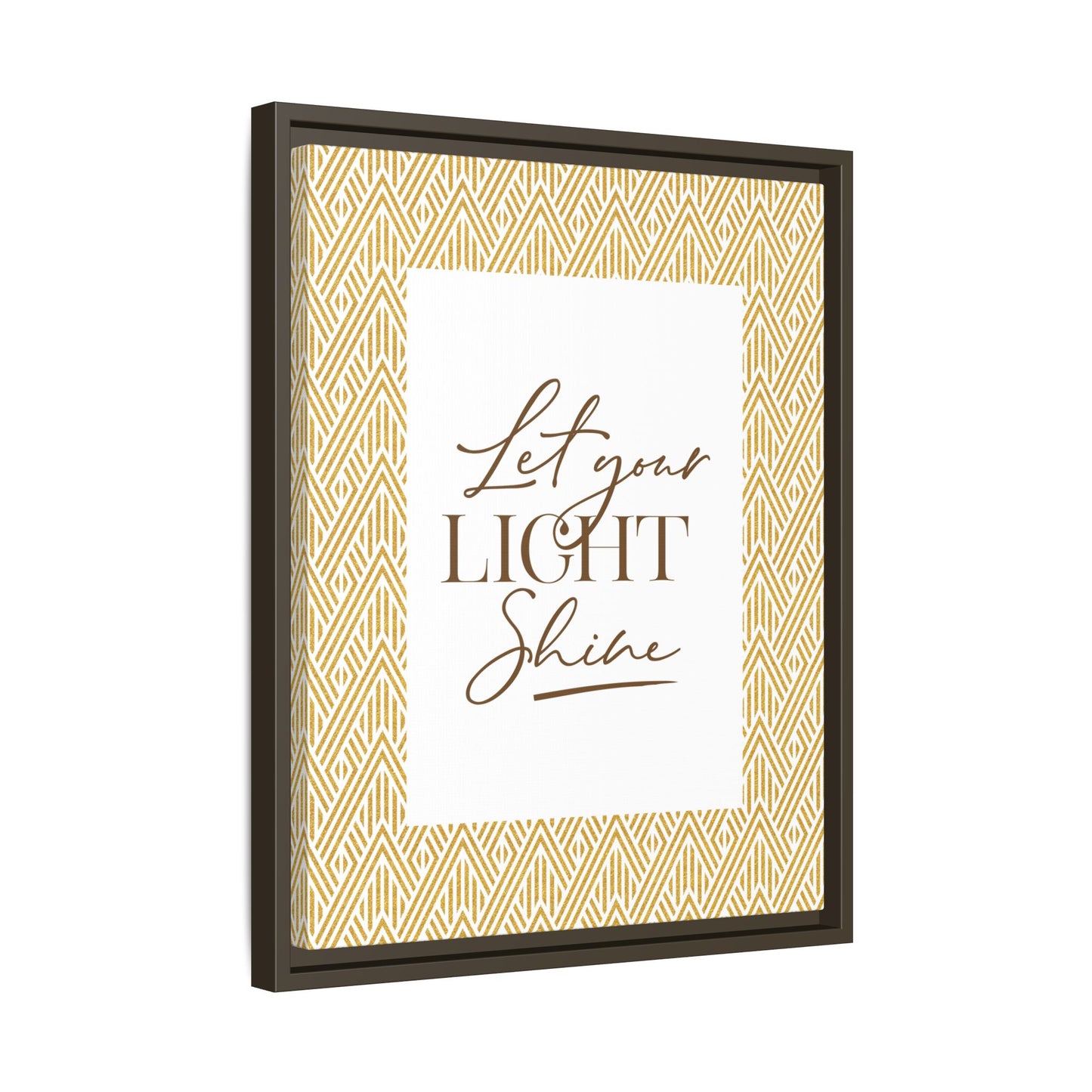 Ashanti Let Your Light Shine Framed Canvas Art