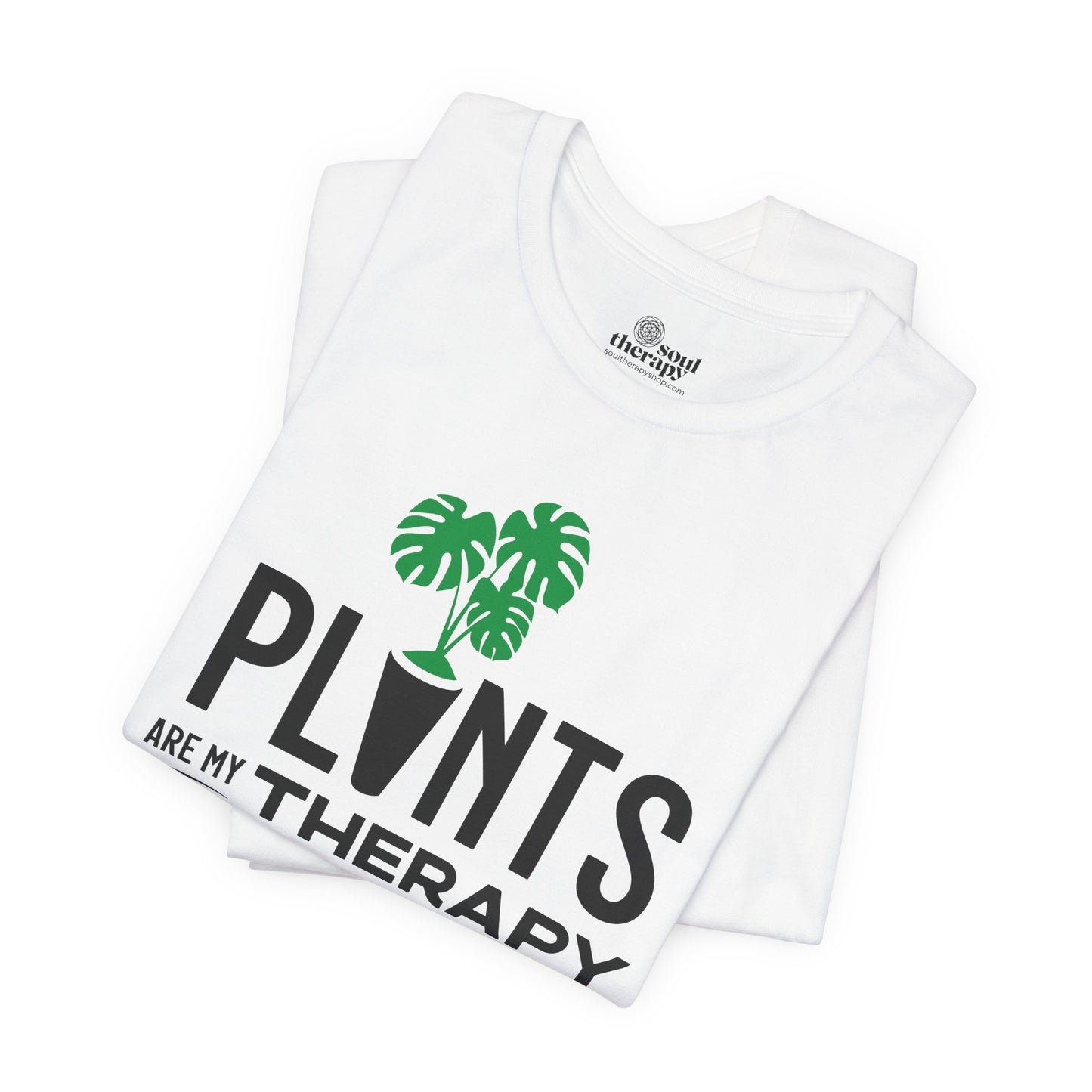 Plants Are My Therapy Tee (light)