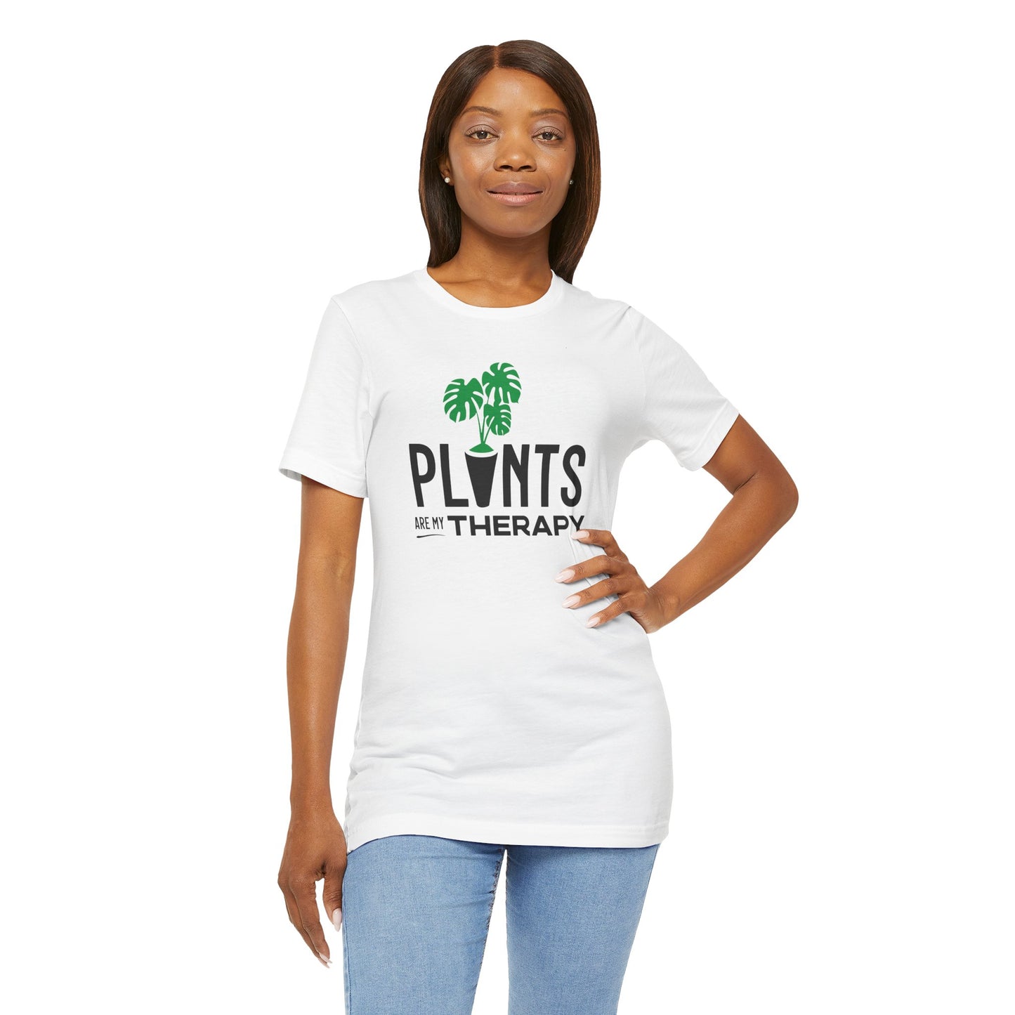 Plants Are My Therapy Tee (light)