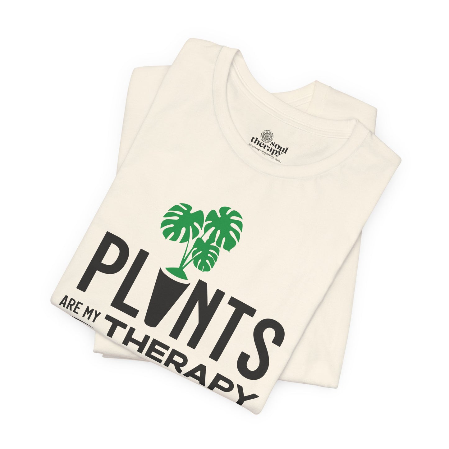 Plants Are My Therapy Tee (light)