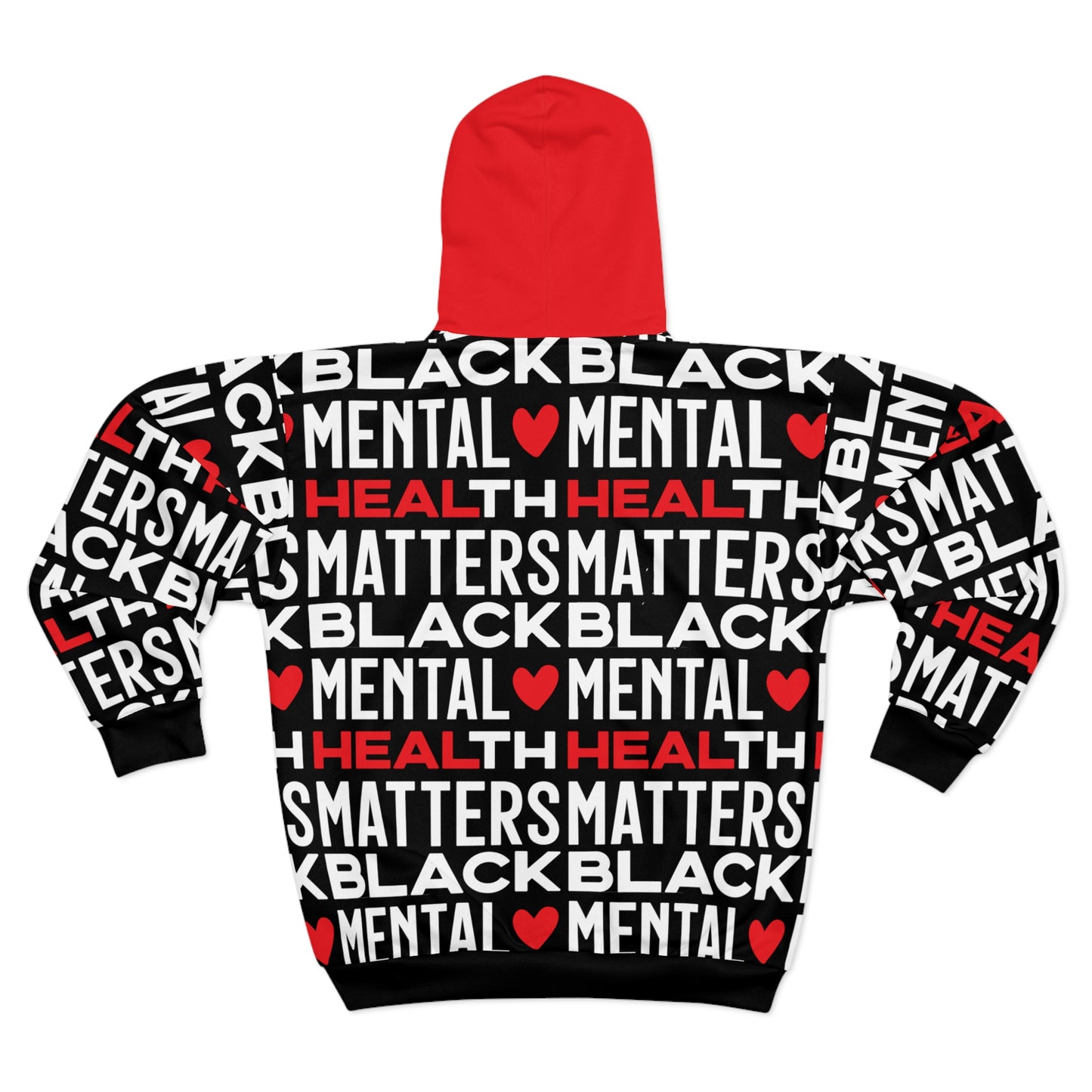 Black Mental Health Matters Fleece Jacket