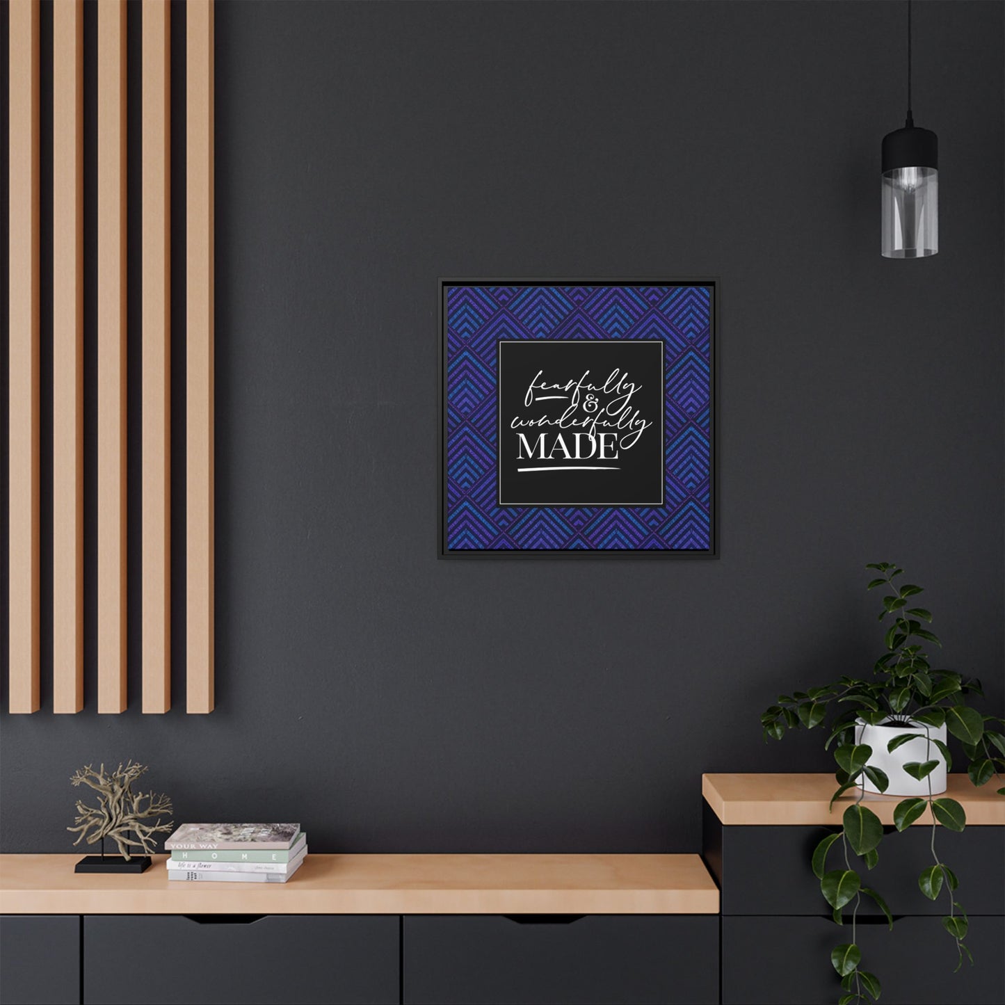 Fearfully Made Framed Canvas Art