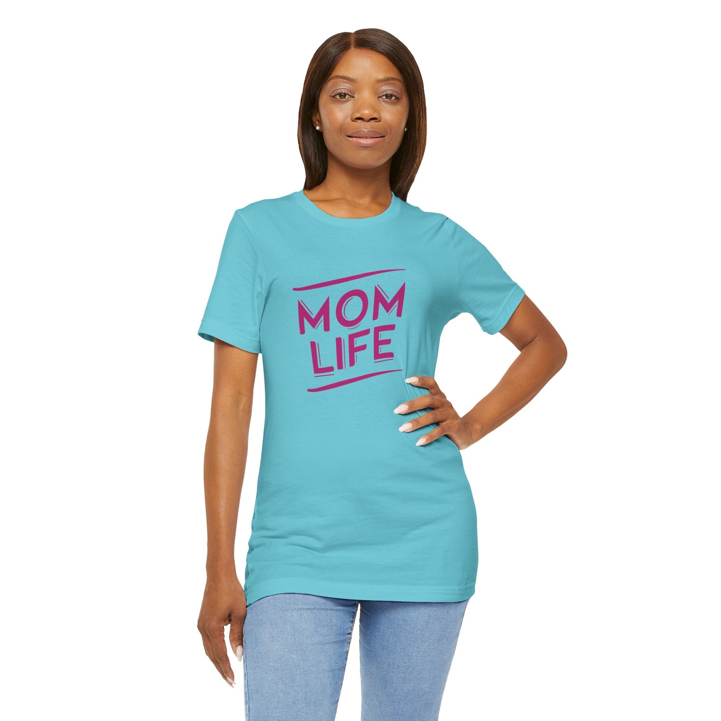Mom Life Text Only Tee