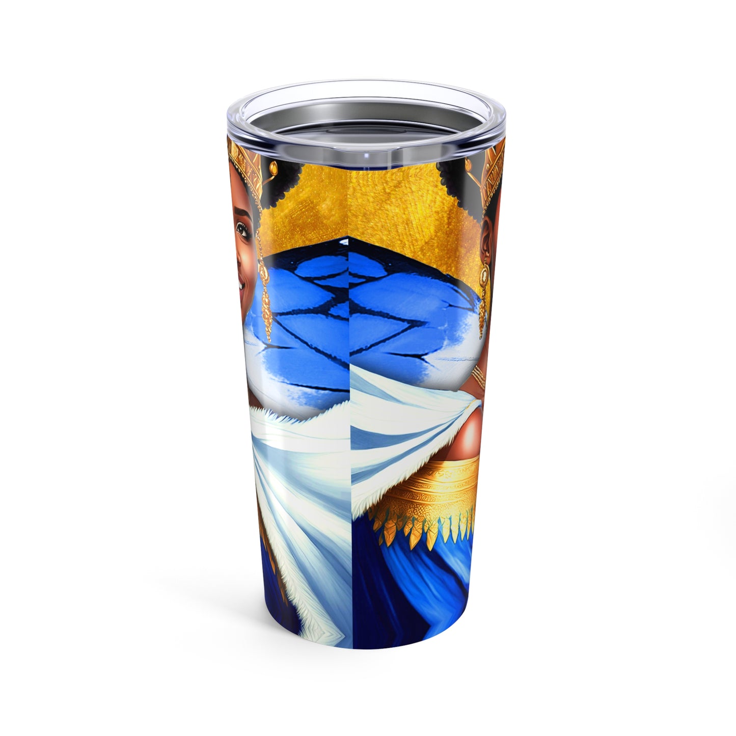 Zeta-Inspired Black Butterfly Queen 20oz Tumbler