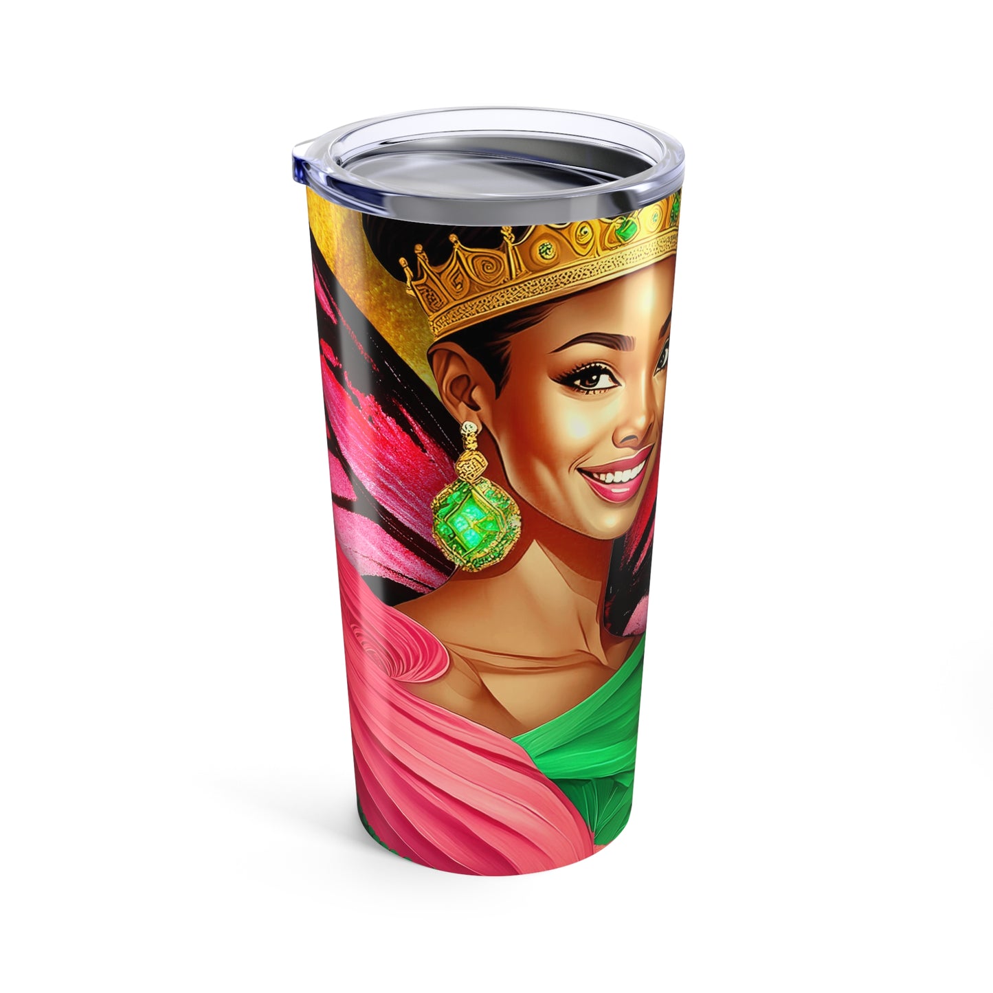AKA-Inspired Black Butterfly Queen 20oz Tumbler