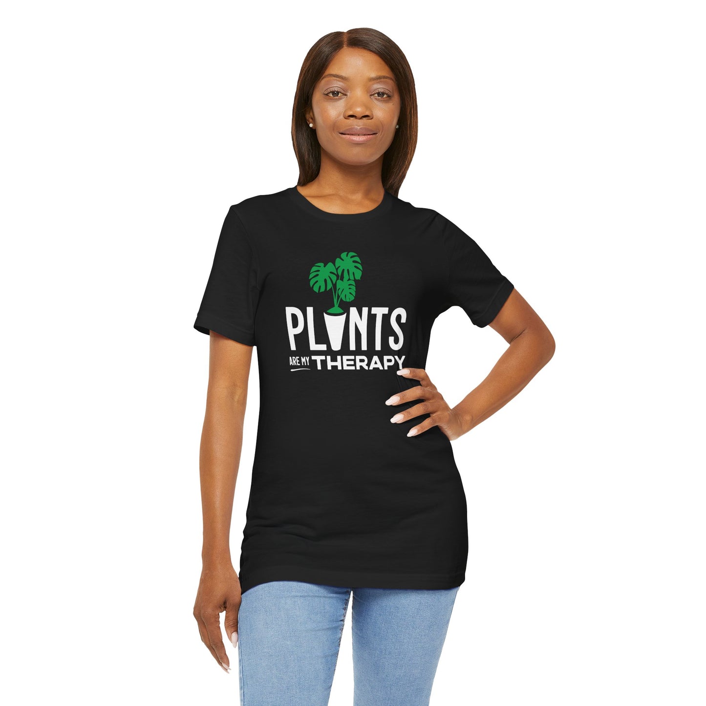 Plants Are My Therapy Tee (dark)