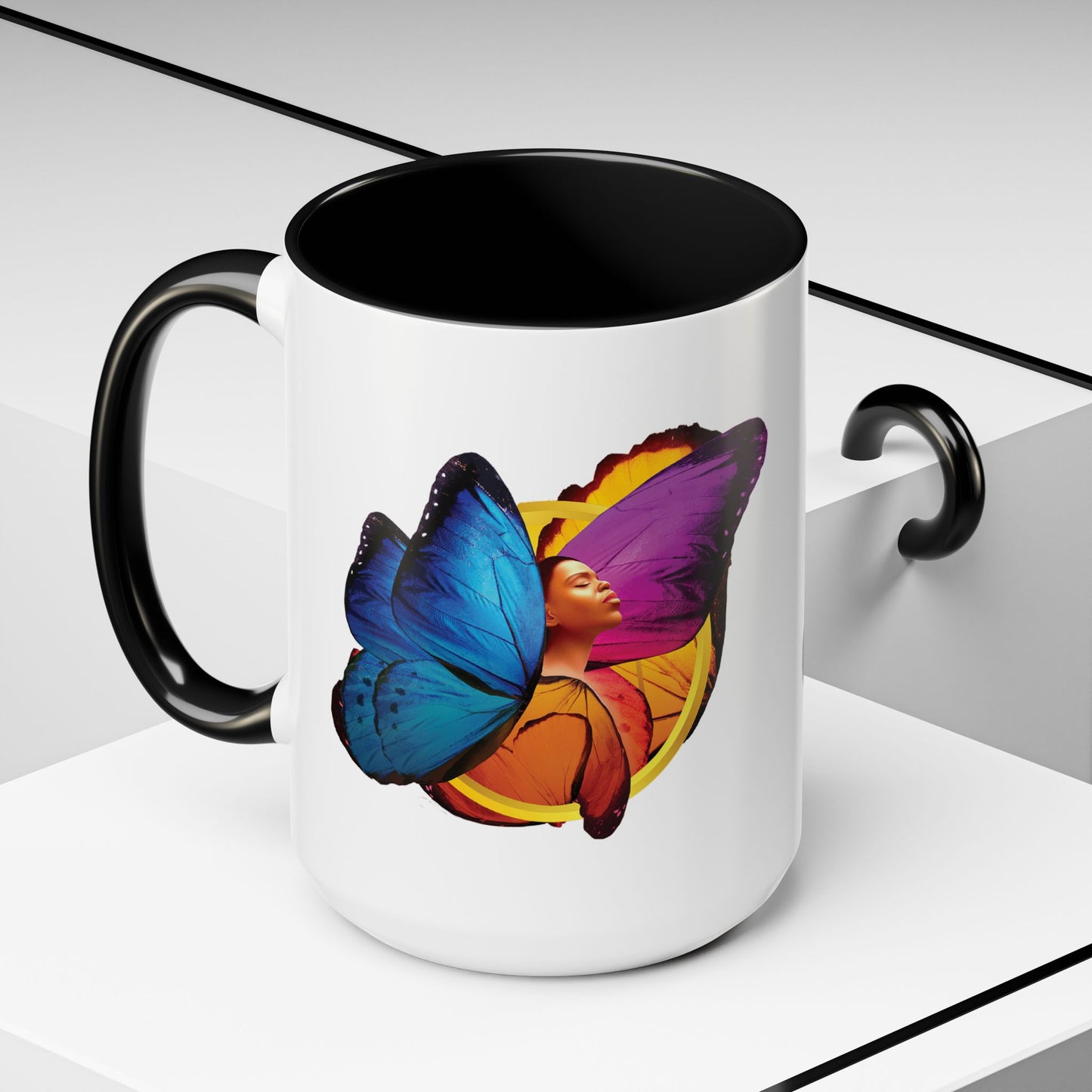 Zuri Signature Accent Coffee Mug, 15oz