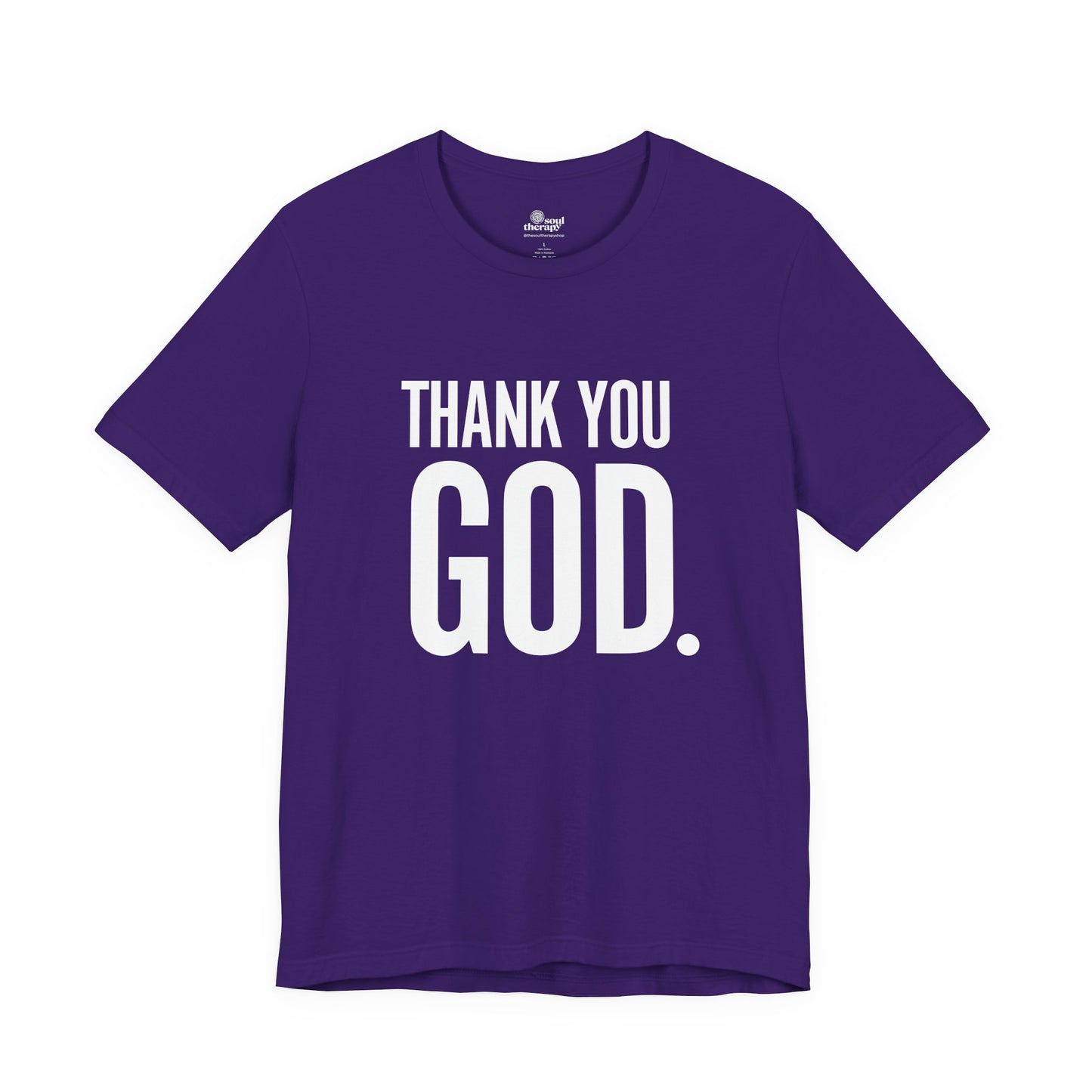 Thank You God Inspirational Comfort Tee