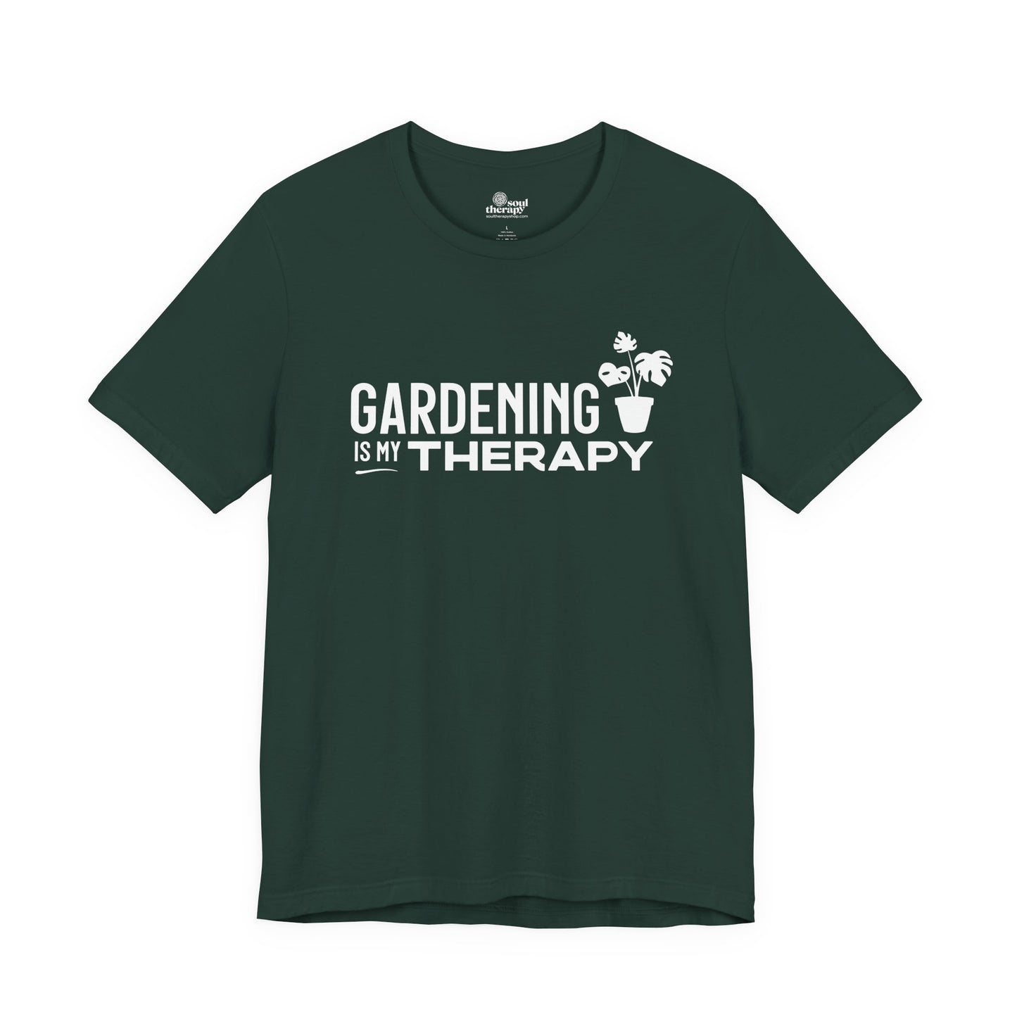 Plants Are My Therapy Tee (dark)