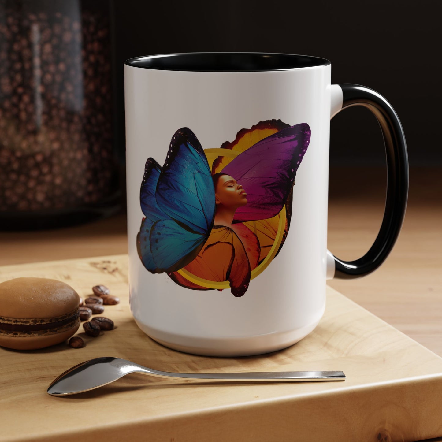 Zuri Signature Accent Coffee Mug, 15oz
