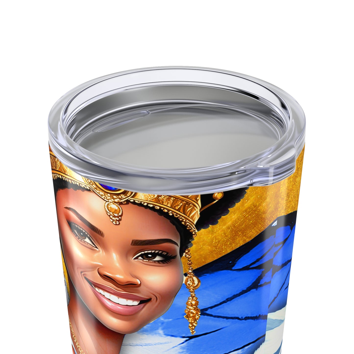 Zeta-Inspired Black Butterfly Queen 20oz Tumbler