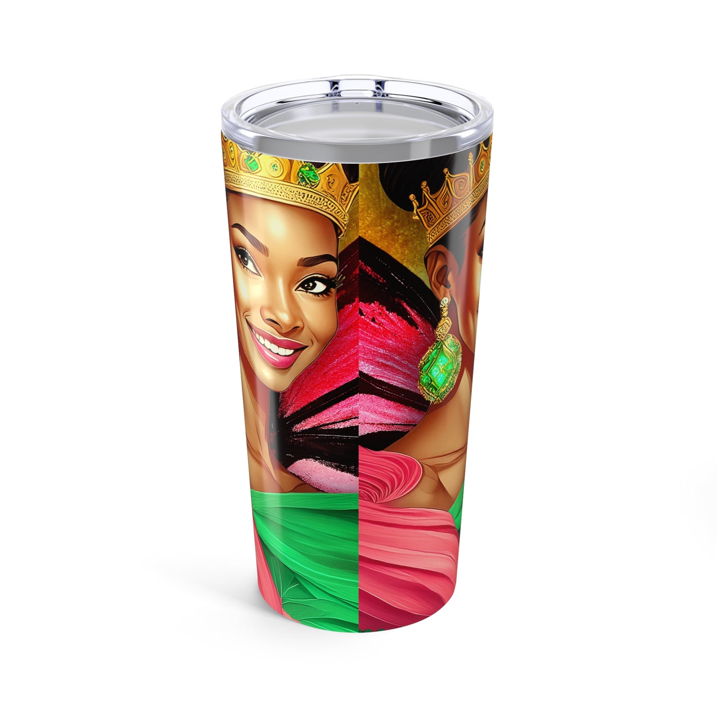 AKA-Inspired Black Butterfly Queen 20oz Tumbler