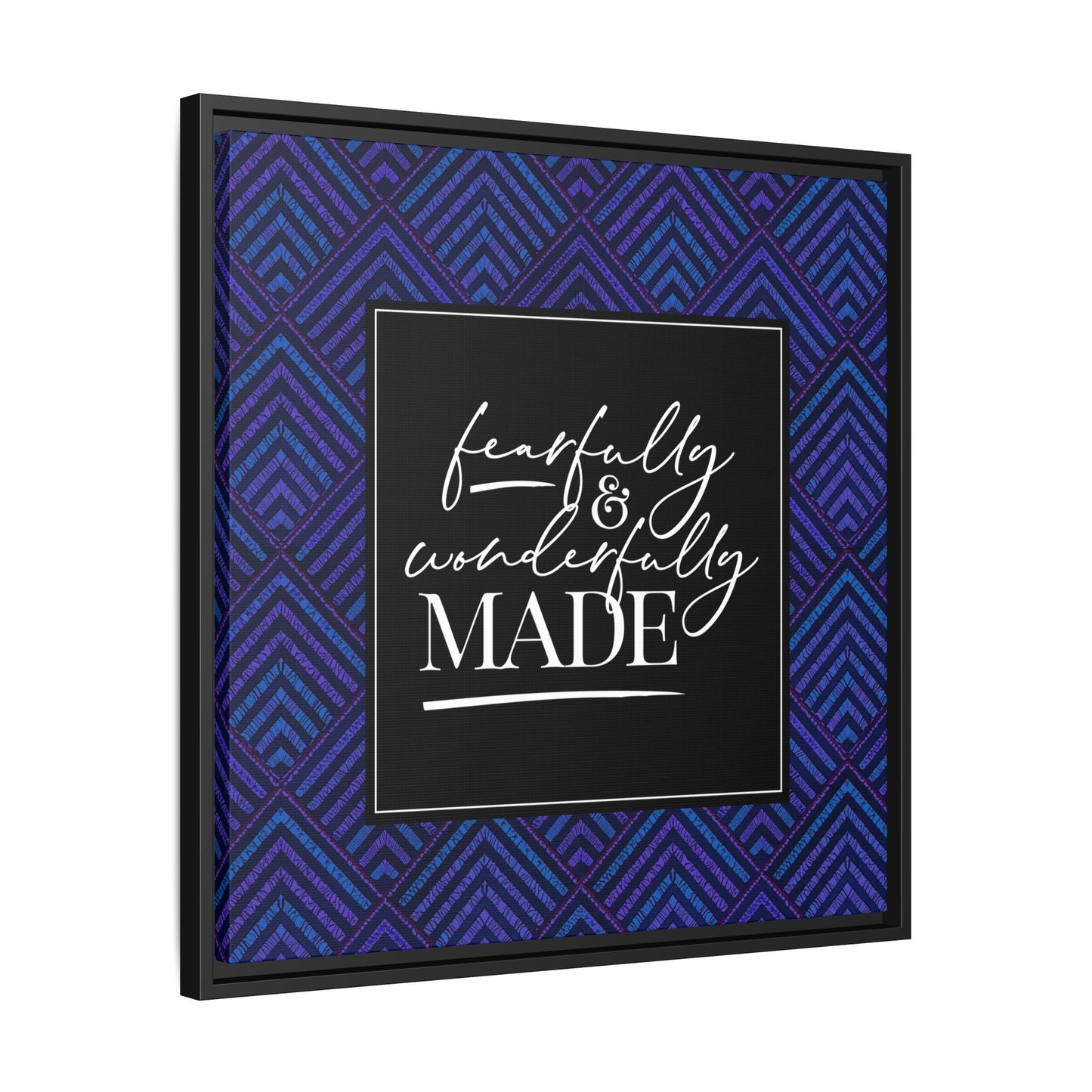 Fearfully Made Framed Canvas Art