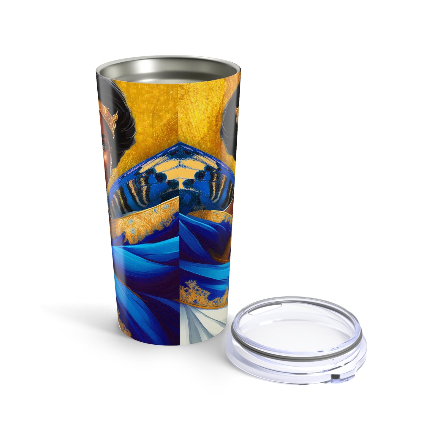 SG Rho-Inspired Black Butterfly Queen 20oz Tumbler