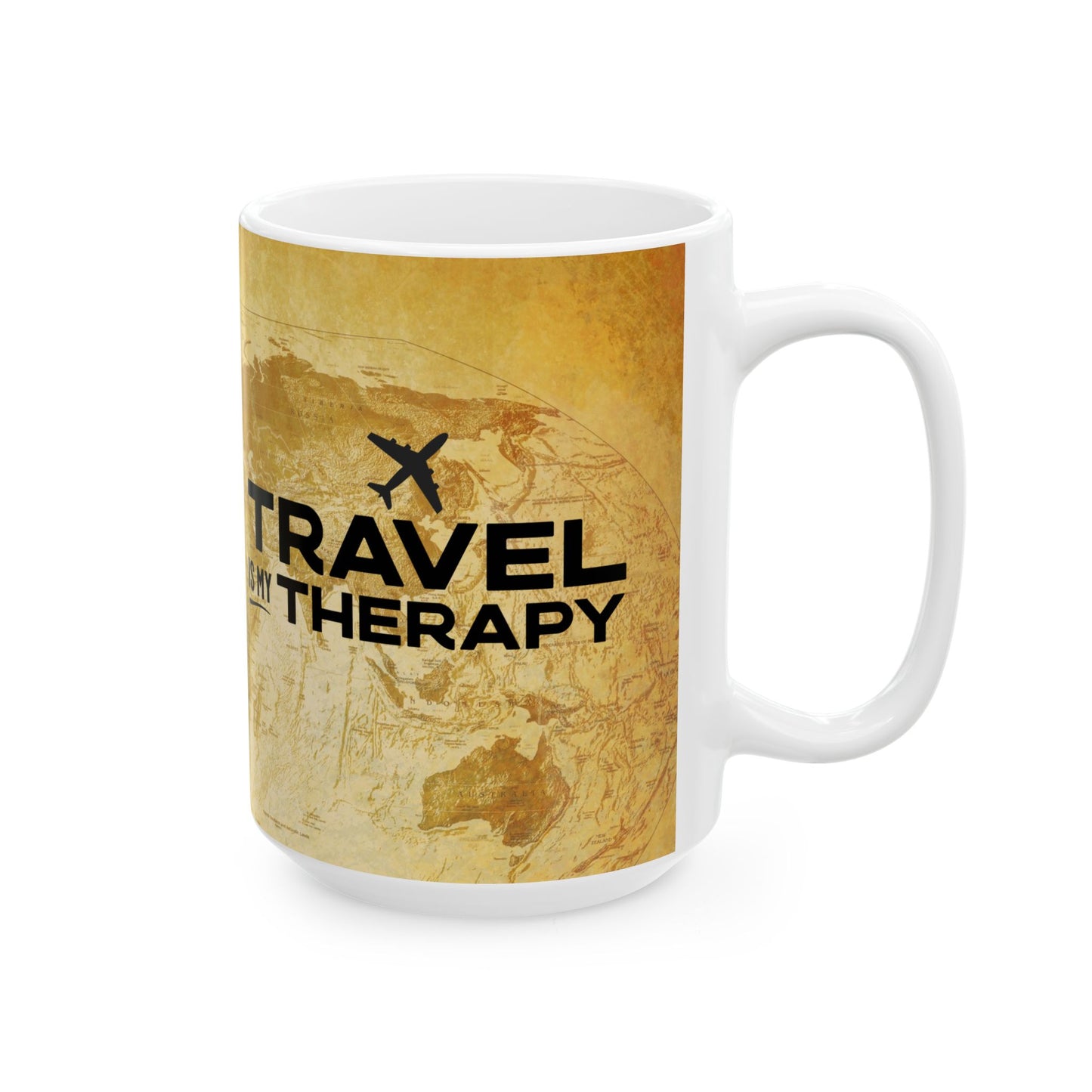 Travel is My Therapy Mug