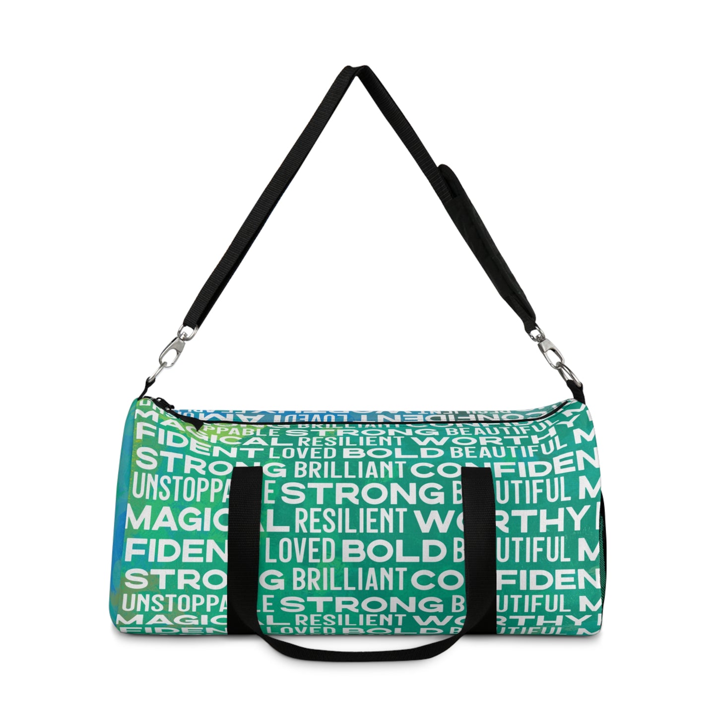 Bold Affirmations Duffel Bag (Caribbean Waters)