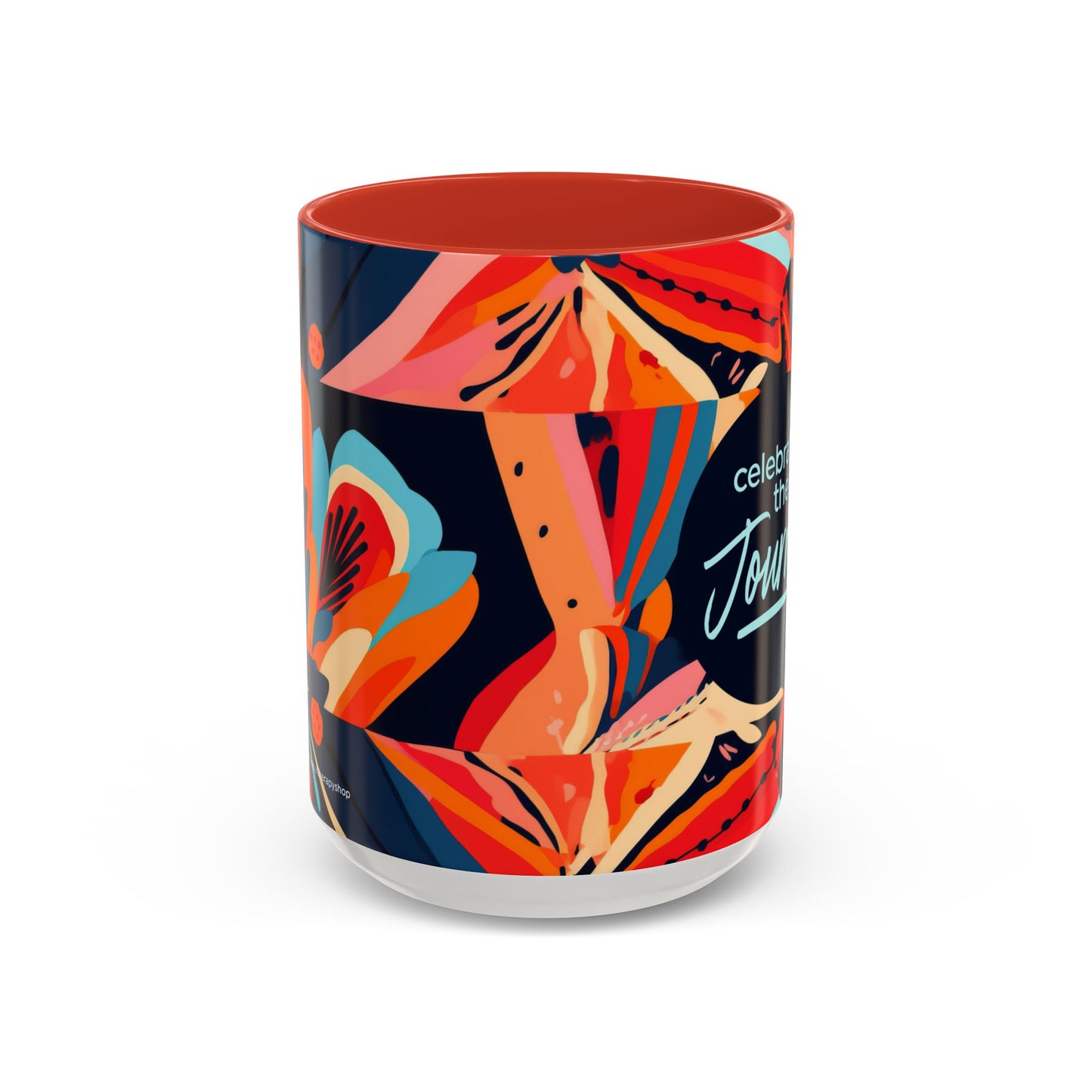 Celebrate the Journey Sanora Accent Mug