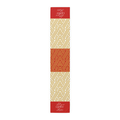 Ashanti "Let Your Light Shine" Tablerunner (red)