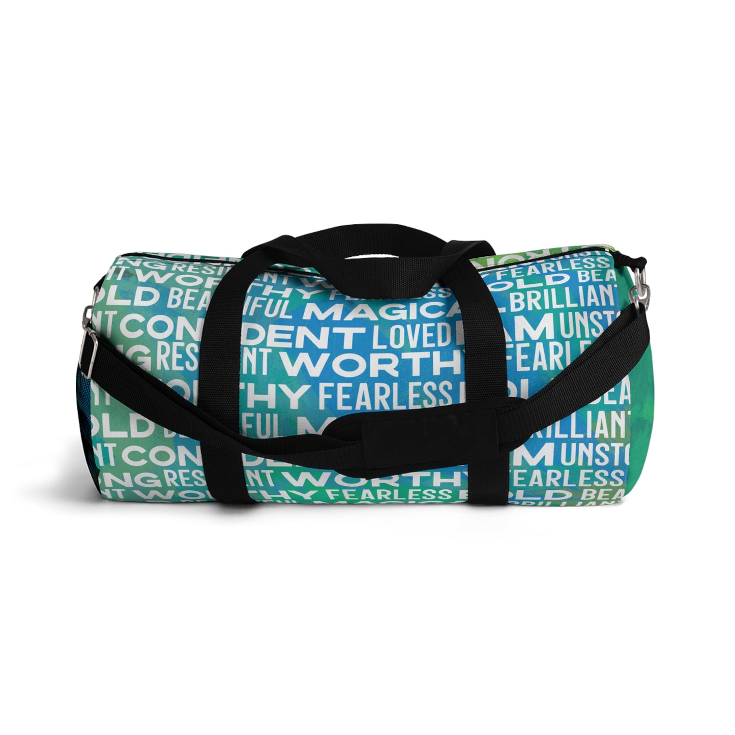 Bold Affirmations Duffel Bag (Caribbean Waters)
