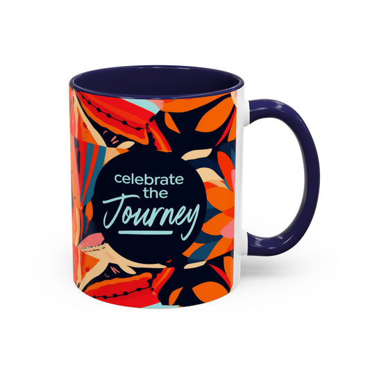 Celebrate the Journey Sanora Accent Mug