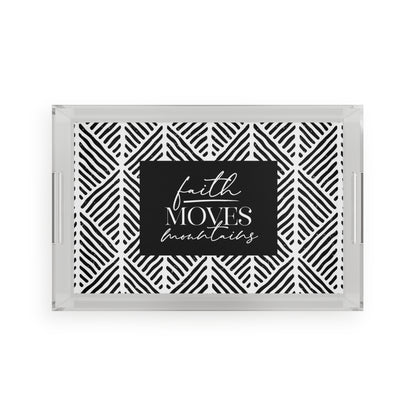 Koya "Faith Moves Mountains" Serving Tray