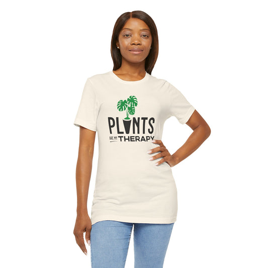 Plants Are My Therapy Tee (light)