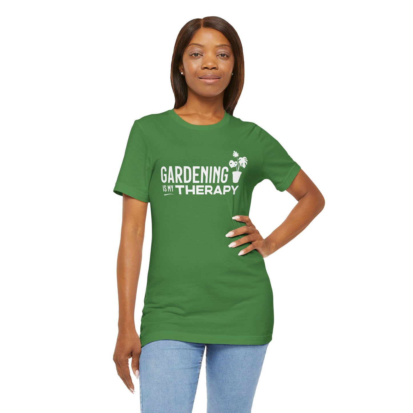 Gardening is My Therapy Tee (dark)