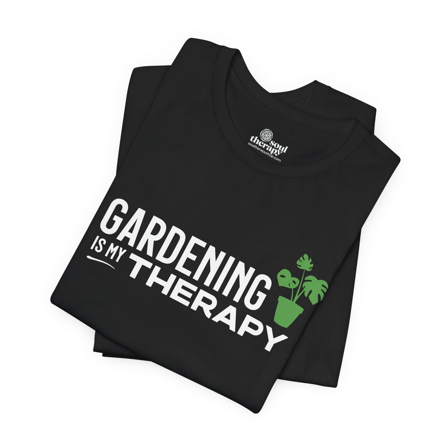Gardening is My Therapy Tee (dark)