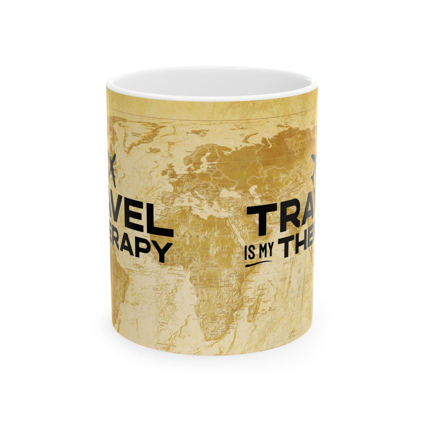 Travel is My Therapy Mug