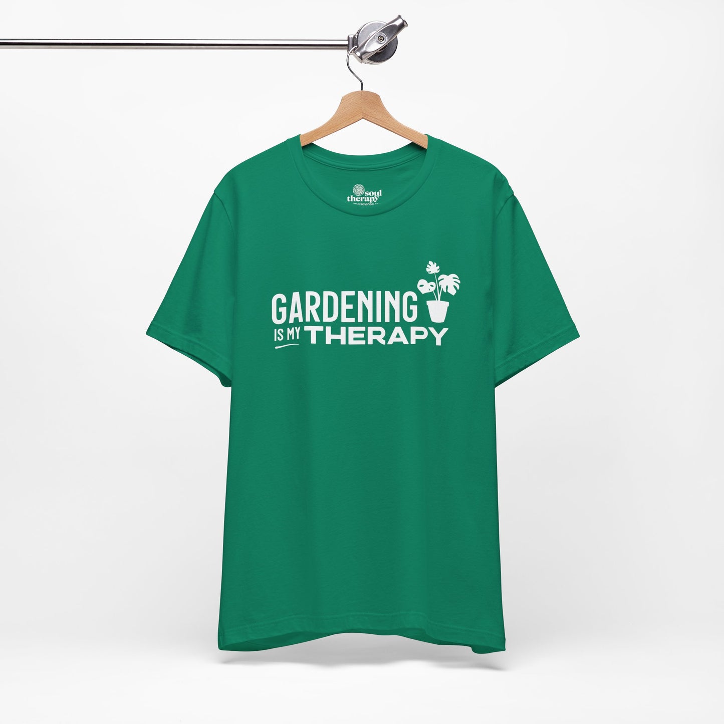 Gardening is My Therapy Tee (dark)