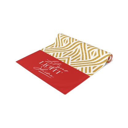 Ashanti "Let Your Light Shine" Tablerunner (red)