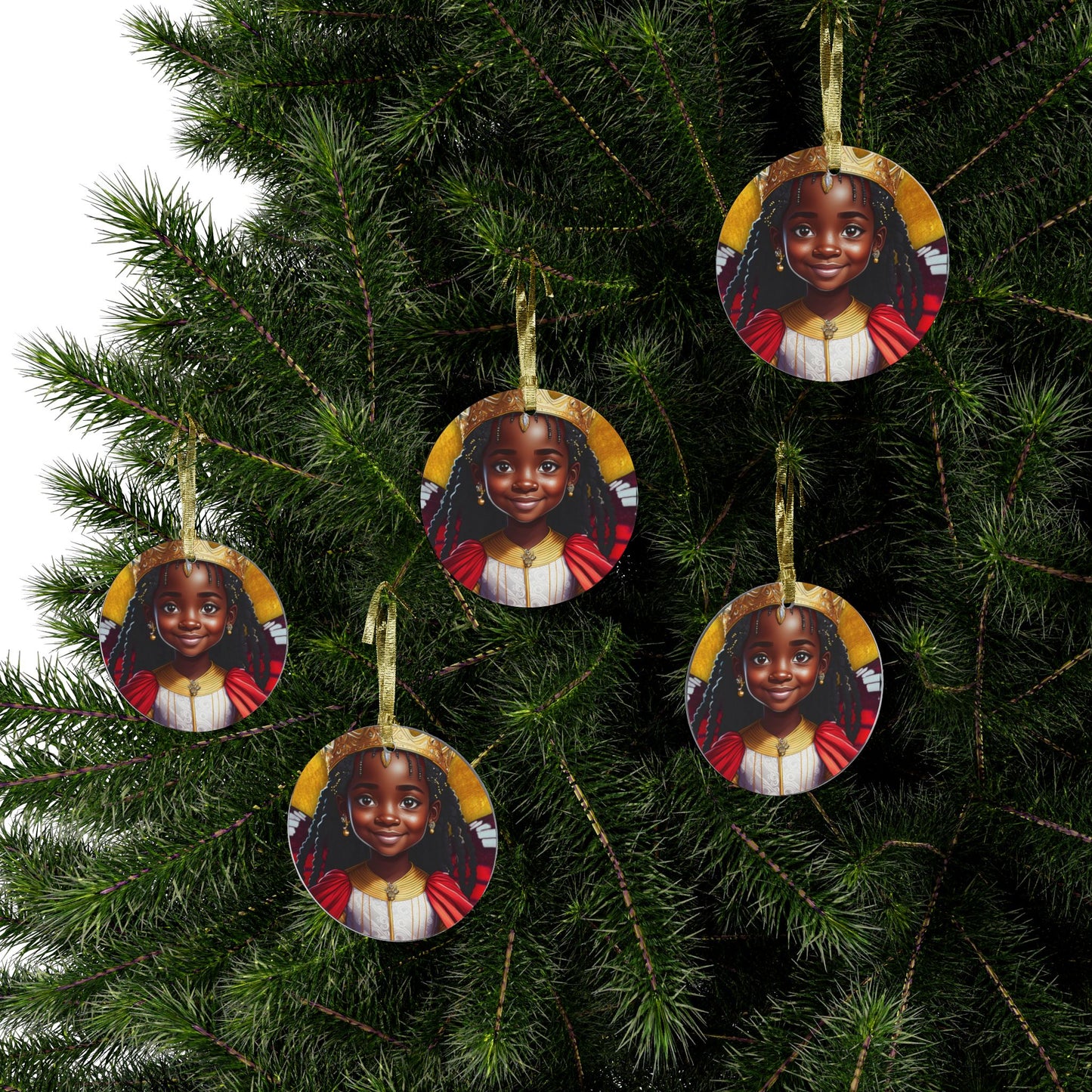 Delta-inspired Butterfly Princess Ornament