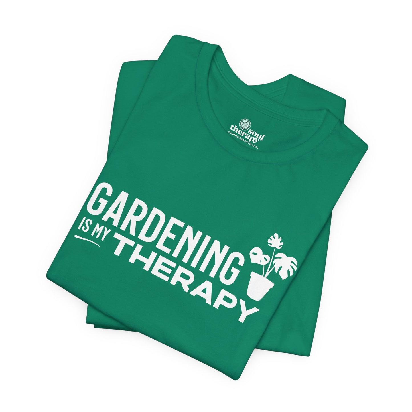 Gardening is My Therapy Tee (dark)