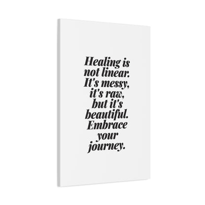 A Beautiful Mess Canvas Wall Art (text)