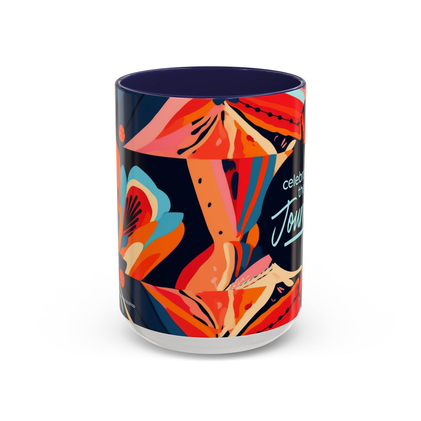 Celebrate the Journey Sanora Accent Mug