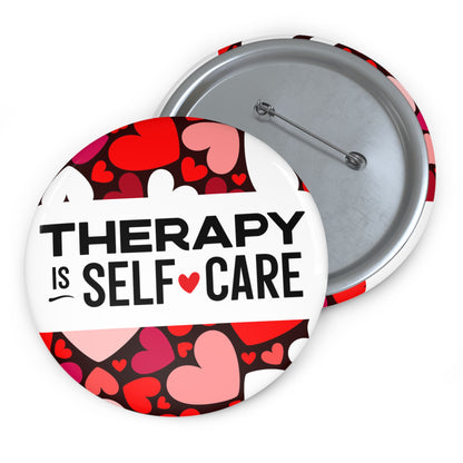 Therapy is Self ❤️ Care Custom Button