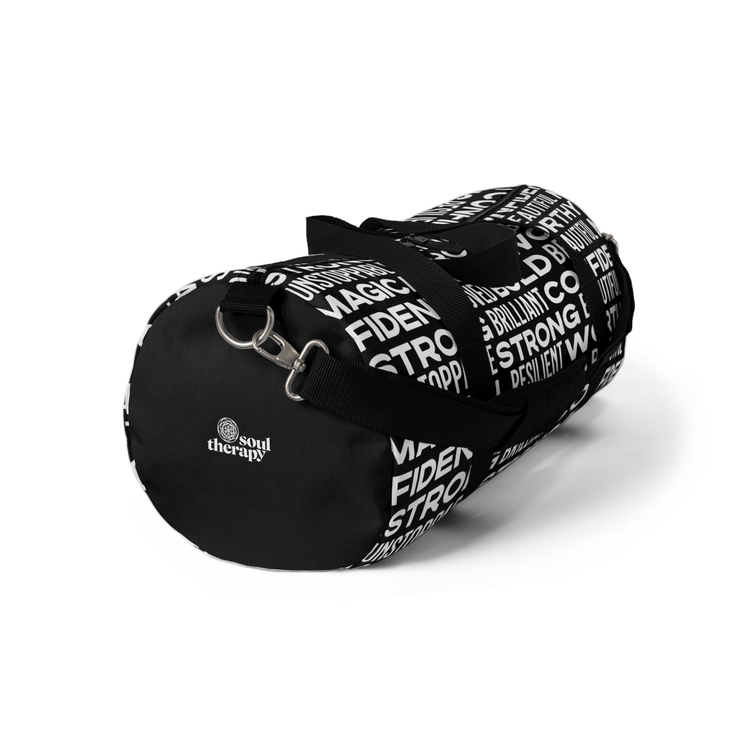 Bold Affirmations Duffel Bag (black)