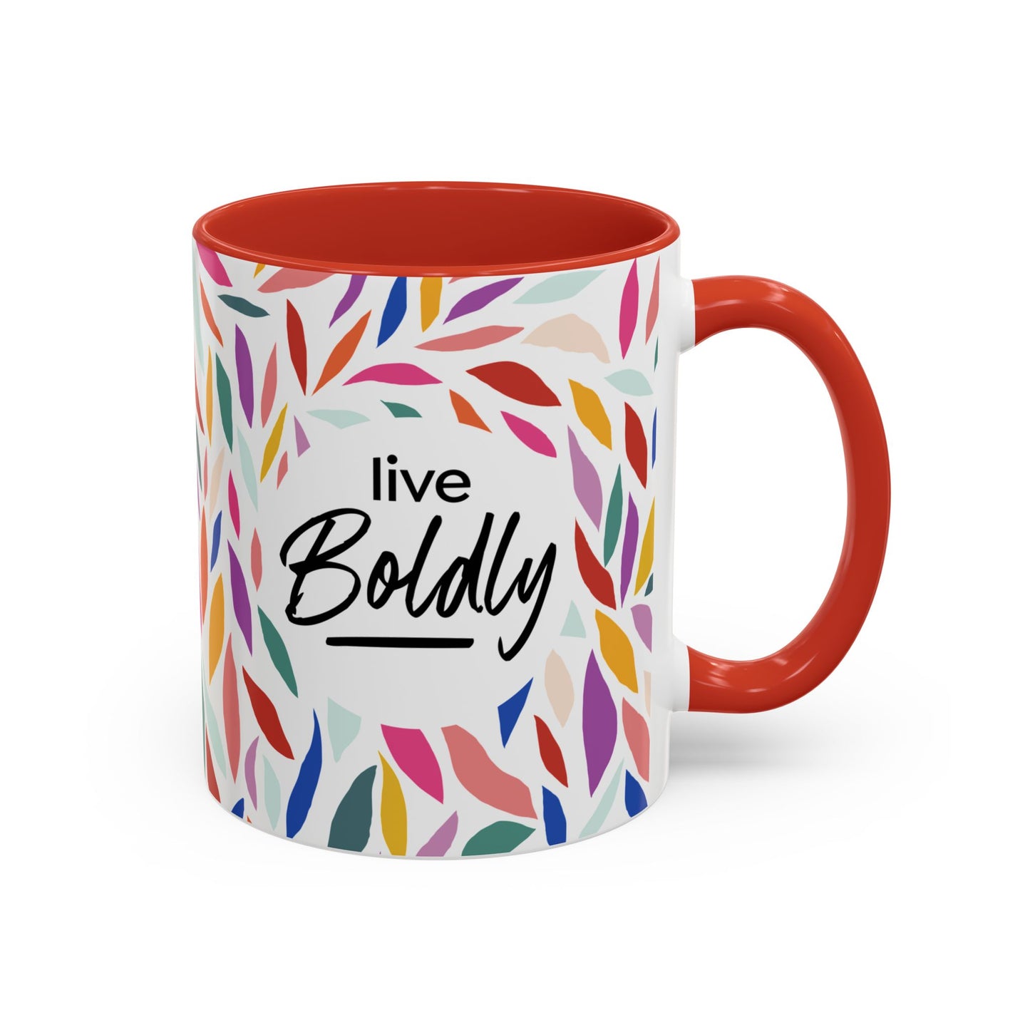 Accent Coffee Mug - Live Boldly Viva Design