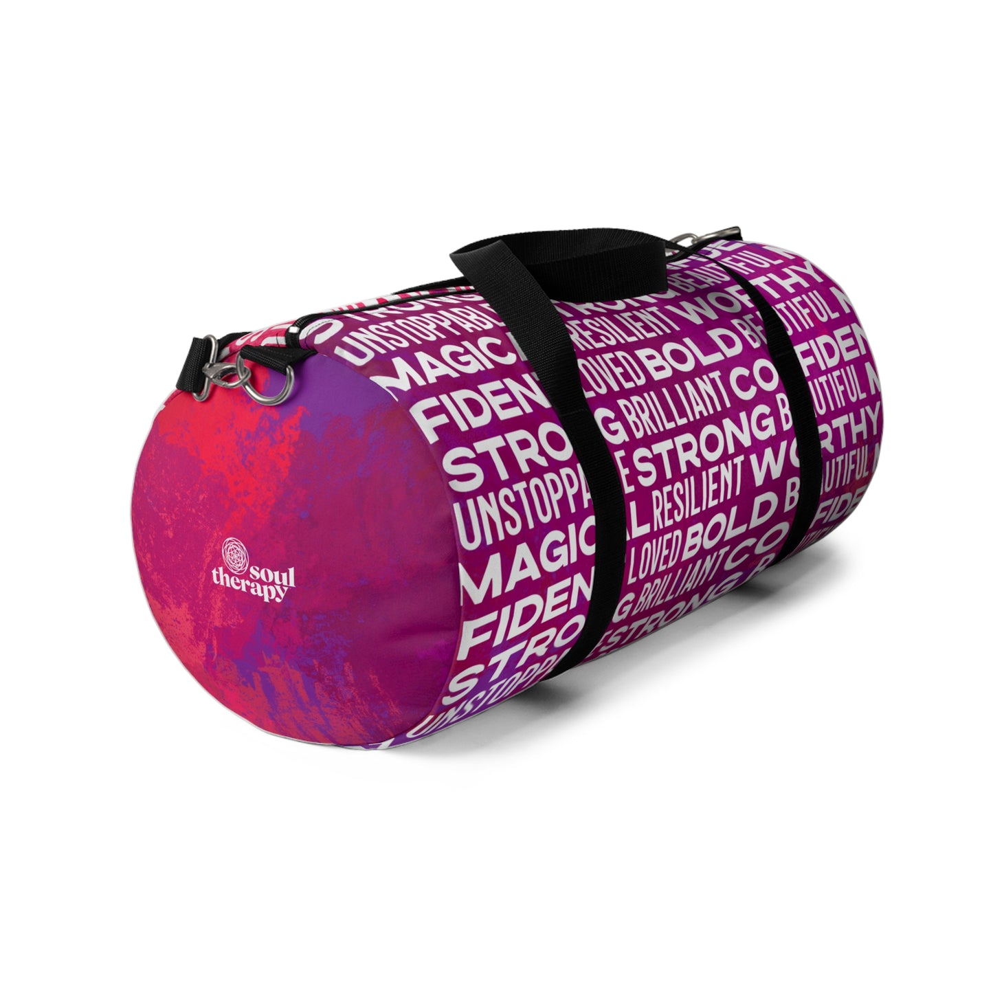 Bold Affirmations Duffel Bag (Berry)