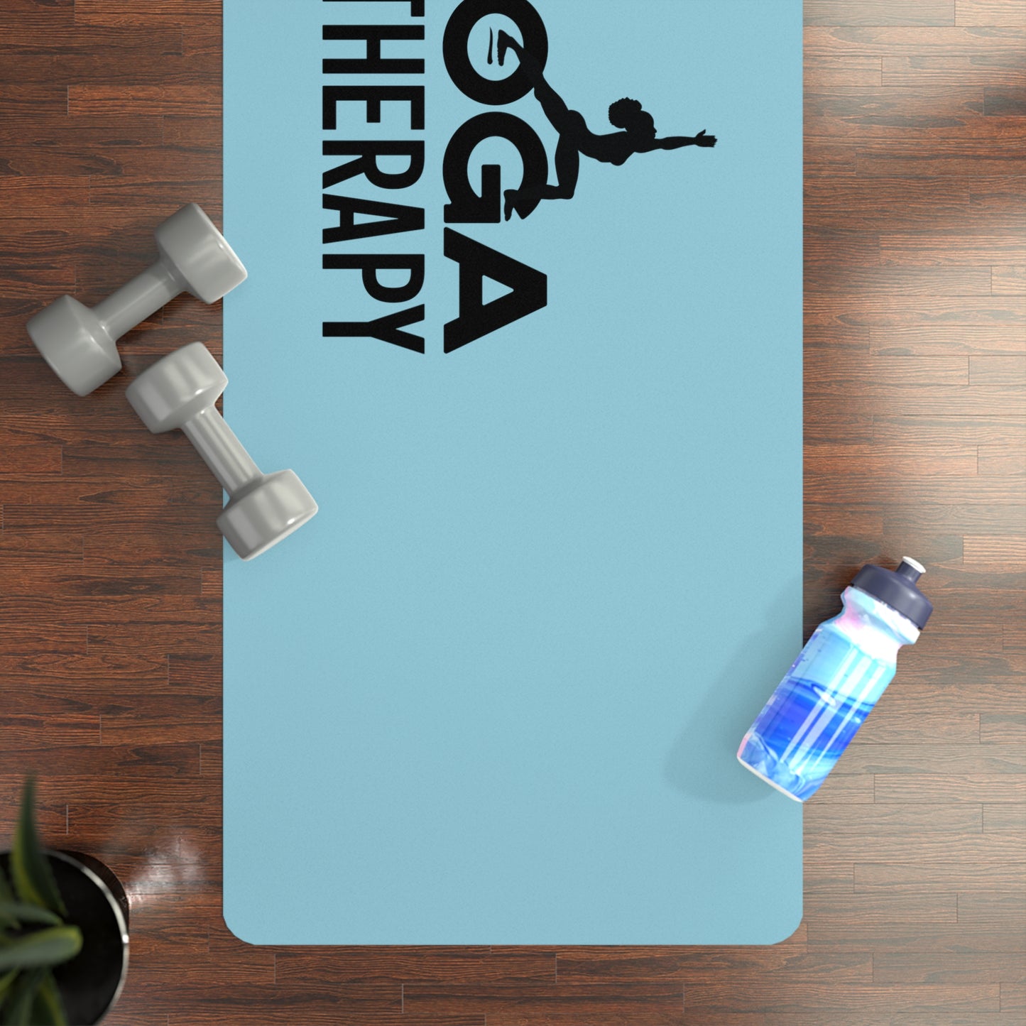 Yoga is My Therapy Mat (blue)