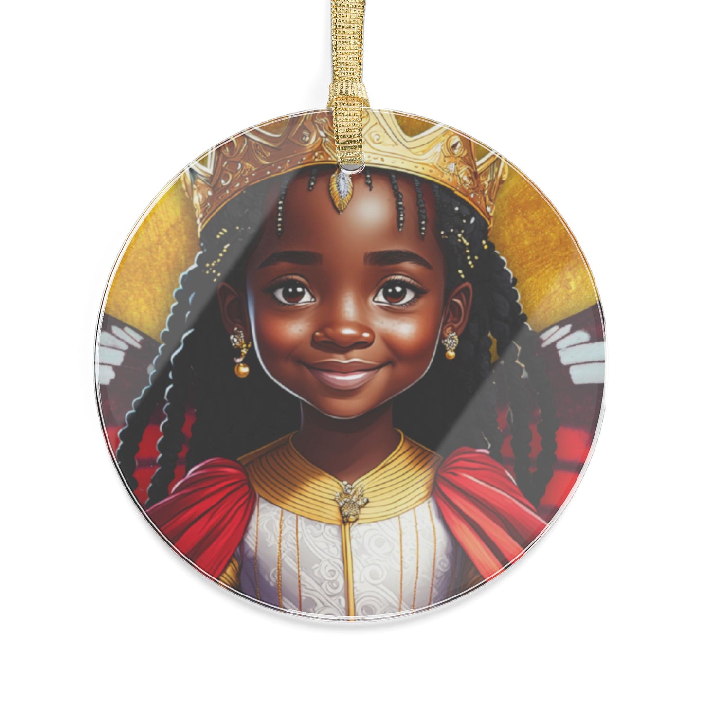 Delta-inspired Butterfly Princess Ornament