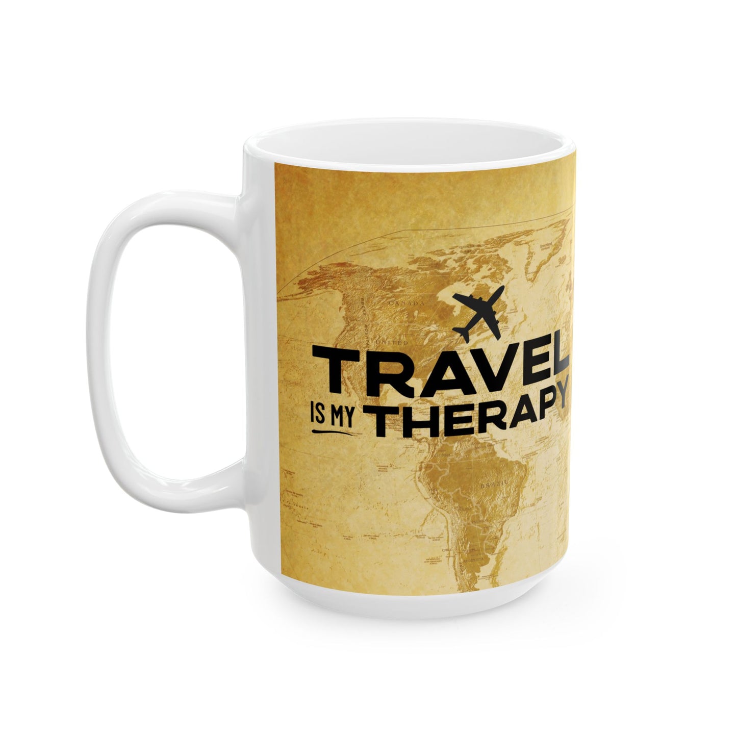 Travel is My Therapy Mug