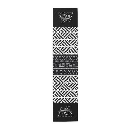 Koya "Faith Moves Mountains" Tablerunner