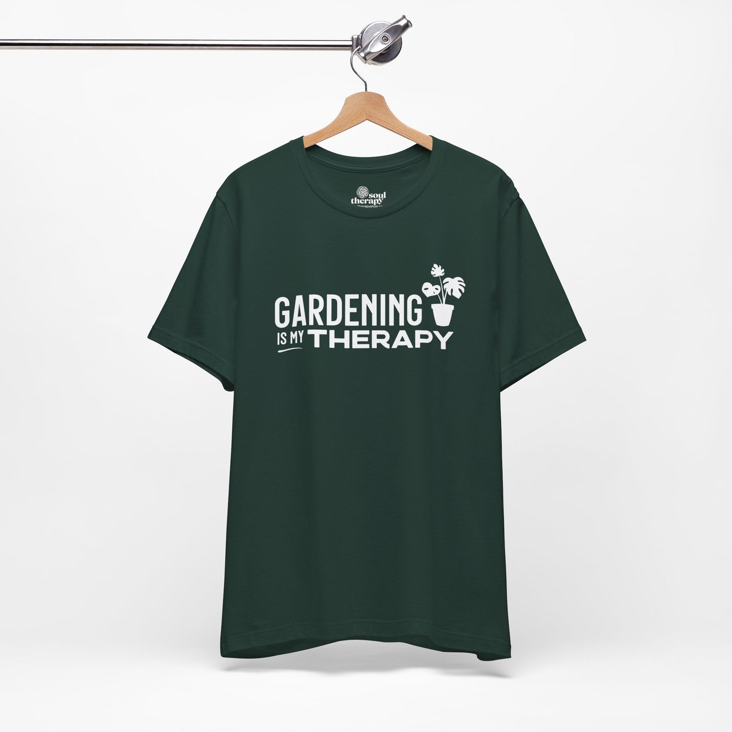 Gardening is My Therapy Tee (dark)