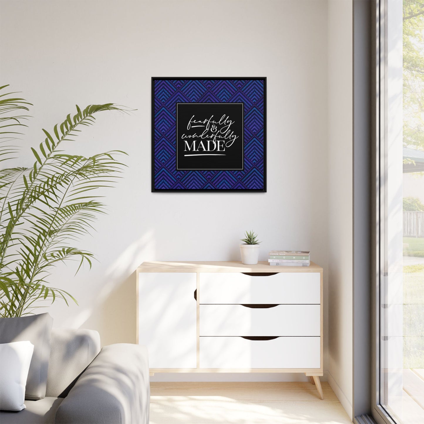 Fearfully Made Framed Canvas Art