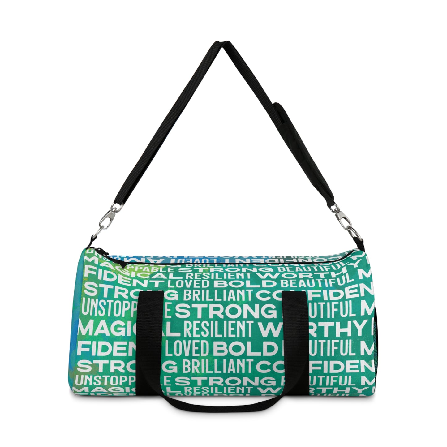 Bold Affirmations Duffel Bag (Caribbean Waters)